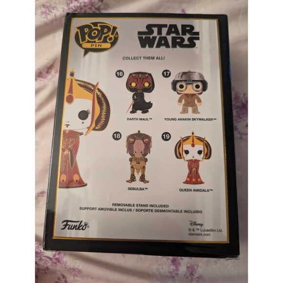 Funko Pop! Pin Queen Amidala - Star Wars 19 - Picture 2 of 2